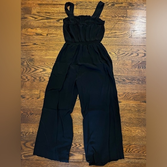 Madewell | Women’s | Smocked | Tank | Jumpsuit | Pockets | Black | Size 00 - Picture 8 of 8